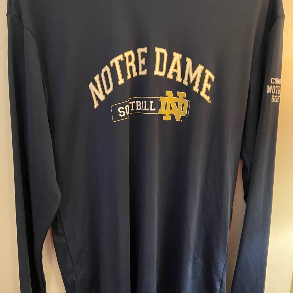 Women’s Notre Dame Softball Long Sleeve Size S